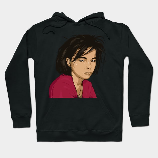 Bjork Hoodie by JhomArtStore